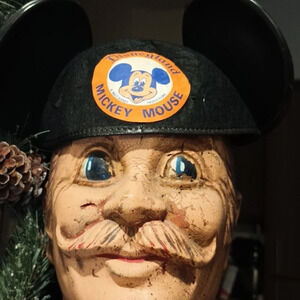 Disneyland Parks Vintage Mickey Mouse Ears Embroidered Collectors Item A39